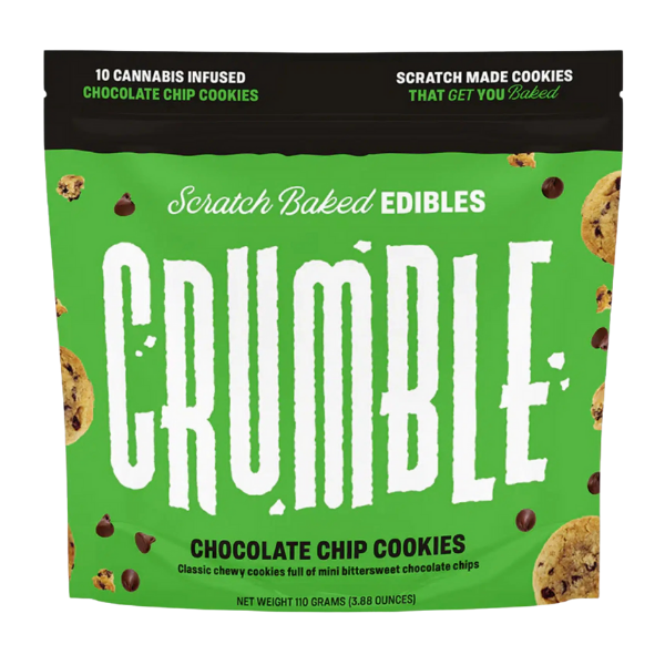 Crumble Edibles 10pk / 10mg D9 / Chocolate Chip Cookies